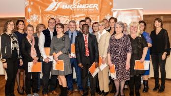 Urzinger Textilmanagement ehrt langjährige Mitarbeiter